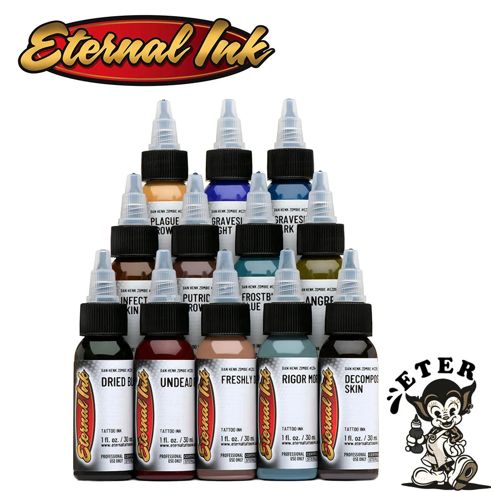 Eternal Tus Desen - Dan Henk Zombie Set 12 Culori - imagine 2