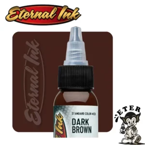 Tus Tatuaj Eternal ink 13ml 30ml 60ml 120ml EterTattoo Supplies - Tattoo Ink - dark brown
