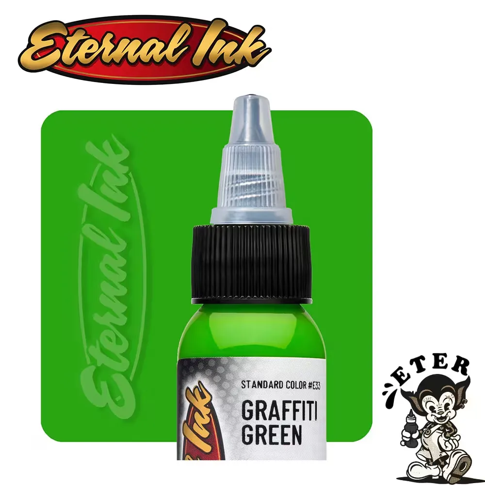 Etertattoo - Eternal Ink - Tus Desen Tus Tatuaj Graffiti Green 15ml 30ml