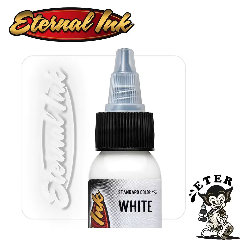 Tus Tatuaj Eternal ink 13ml 30ml 60ml 120ml EterTattoo Supplies - Tattoo Ink - white