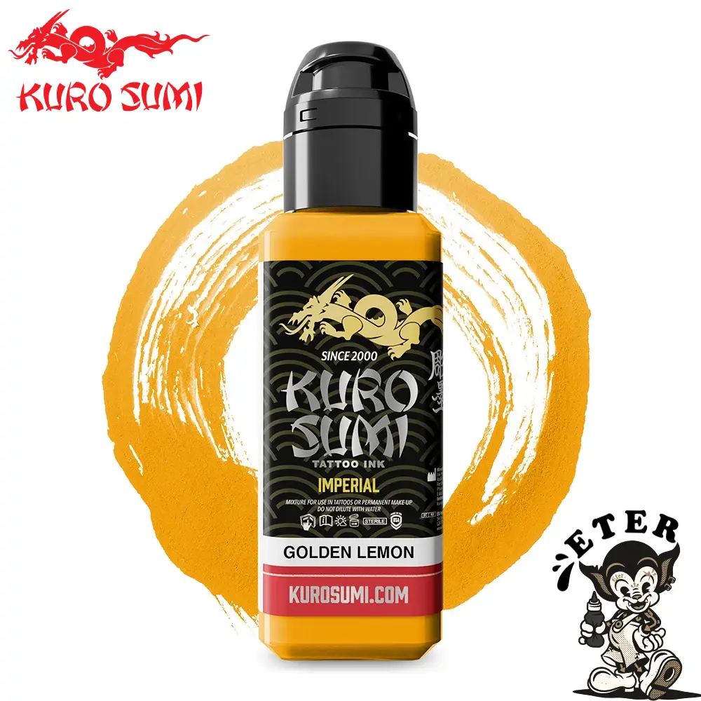 Kuro Sumi Imperial Tattoo Ink - Golden Lemon