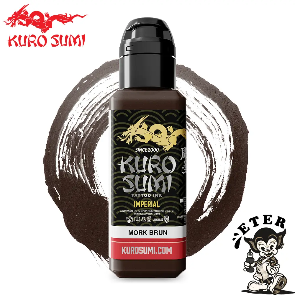 Kuro Sumi Imperial Tattoo Ink - Mork Brun tus tatuaje