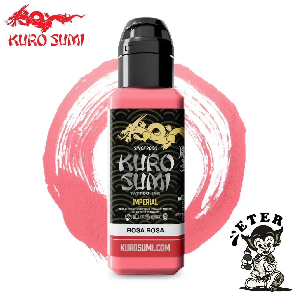 Kuro Sumi Imperial Tattoo Ink - Rosa Rosa