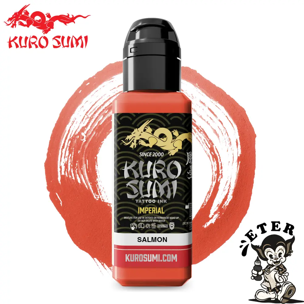 Kuro Sumi Imperial Tattoo Ink - Salmon tus tatuaje